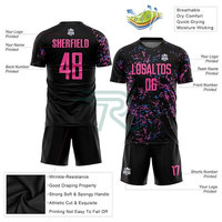 Fabricant de maillots de football de haute qualité, broderie personnalisée, patchwork, maille respirante, maillot de football