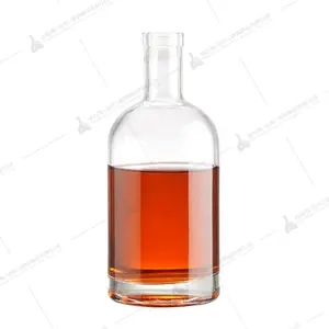 China Supplier round glass bottles vodka 1000ml Applied to alcohol producers