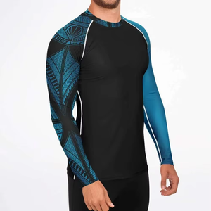 Produit phare - Meilleures ventes : Rashguards pour hommes à logo personnalisé - Vêtements d'entraînement pour arts martiaux à séchage rapide et manches longues - Product Image 2