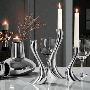 Portavelas de metal, portavelas de metal recortado, portavelas artístico para decoración del hogar - Product Image 6