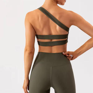 Ropa Deportiva de Pilates Personalizada de Alta Calidad, Ropa Deportiva para Gimnasio, Ropa Deportiva con Cintura Alta Cruzada, Ropa Deportiva para Mujer, Conjunto de Yoga - Product Image 3