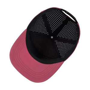 Casquette Snapback Rose en Maille à 6 Panneaux Unisexe – Chapeau Décontracté Respirant Printemps-Été Réglable - Product Image 4