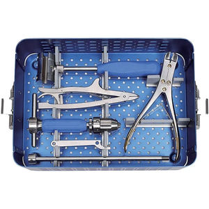 Kit vétérinaire d'instruments chirurgicaux orthopédiques en acier inoxydable avec clous élastiques pour la chirurgie des fractures osseuses chez les animaux - Instruments Surgiright - Product Image 4