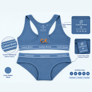 Prix d'usine OEM ODM Soutien-gorge de sport grande taille à maintien élevé pour la course et Culottes sans couture Fabricant - Product Image 4