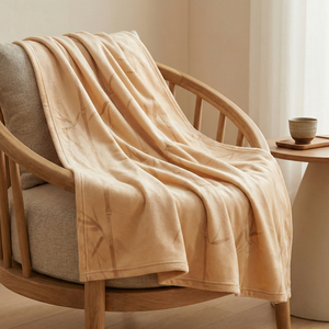 Mantas de Franela Personalizadas con Logotipo para Hotel, Venta al por Mayor para Habitaciones, Juegos de Mantas Suaves y Cálidos para la Industria Hotelera - Product Image 1