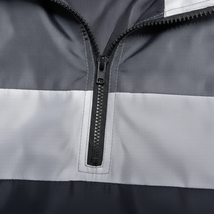 Ensemble de survêtement ADH Color Blocking à manches longues et quart de zip, short sportif, séchage rapide, léger, pour l'été - Product Image 5