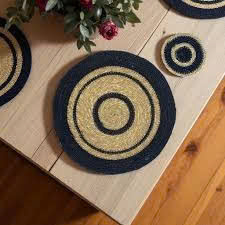 Handmade Natural Seagrass Placemat Durable <b>Round</b> Dining <b>Table</b> <b>Mat</b> Rustic Boho Style - Product Image 2