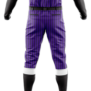 Pantalones Deportivos Transpirables Sublimados, Ropa Deportiva, Fabricante OEM, Uniforme de Béisbol Personalizado OEM, Conjunto de Uniforme de Béisbol para Equipo - Product Image 6