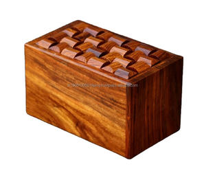 Urnas de Cremación de Madera Estilo Americano Personalizadas para Artículos Funerarios, Pulido de la Mejor Calidad, India - Product Image 1