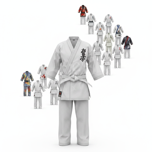Uniforme d'arts martiaux personnalisé avec logo brodé, design unique, uniforme de kung-fu, tai-chi, uniforme de karaté personnalisé pour l'entraînement - Product Image 1