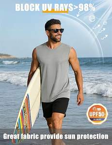 Men's Custom Logo Cotton Sports Printing <b>Running</b> Tops Muscle Bodybuilding Stringer Fitness Gym Men's Tank Top - Product Image 3