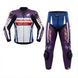 Men’s Zonda Cowhide/Kangaroo Leather Racing 1Pc Suit Jumpsuit/Traje with CE <b>Level</b> 2 Armor | Custom OEM Manufacturer - Product Image 1
