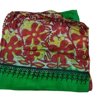 Haute qualité femmes longue hiver été en mousseline de soie écharpe personnalisé imprimé printemps fille motif chaîne éponge tissu tissé maillots de bain - Product Image 2