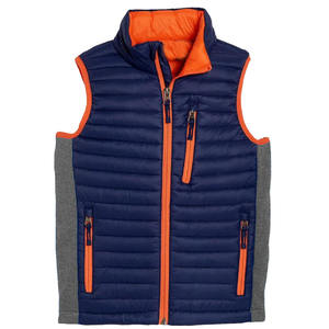 Gilet matelassé sans manches à capuche personnalisé avec logo OEM, en duvet de canard et d'oie, chaud pour l'hiver, pour femmes - Product Image 5