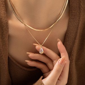 <strong>Boho</strong> <strong>Necklaces</strong> Pendants Vintage Multilayer Choker Fashion Simple Metal Water Drop Fine Jewelry <strong>Necklaces</strong>(old) - Product Image 4