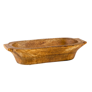 Cuenco de madera personalizado para hacer velas, bandeja decorativa artesanal de madera de mango para decoración del hogar, fabricante mayorista - Product Image 6