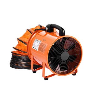 Ventilatore Cilindrico Portatile da 350W, Potente, da 10 Pollici, con Tubo Flessibile da 10 Metri, 1948CFM, Soffiatore Industriale a U per Officina, 10 Pollici - Product Image 1