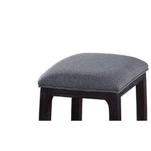 Razo Espresso banco altezza sgabello stagionato tessuto Design per sala da pranzo mobili - Product Image 2