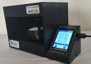 Testeur de blancheur du riz portable, spectrophotomètre de couleur SpectroPro Basic 400-700nm, instrument d'analyse de la couleur des poudres, OEM - Product Image 2