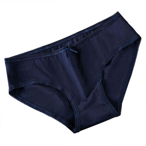 Braguitas de bikini de cintura media con estampado de puntos y ribete de encaje para mujer, ropa interior transpirable de nailon y algodón, estilo sexy, talla adulta 2026 - Product Image 5