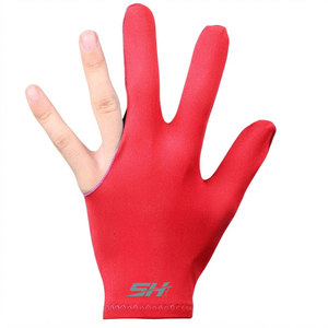 Guantes Profesionales de Snooker de Tres Dedos, Ajuste Suave, Tela Flexible, Cierre Seguro para la Muñeca, para Jugadores de Billar, OEM - Product Image 1