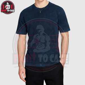 T-shirts décontractés à manches courtes pour hommes, couleur unie, col rond, design simple, effet délavé, tissu premium, tendance, OEM ODM - Product Image 4