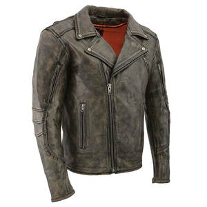 Fashion Clothing Adult <b>Men</b> Genuine Leather <b>Jacket</b> Custom Made Waterproof Reversible Winter Online Sale - Product Image 1