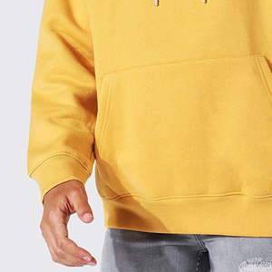 เสื้อฮู้ดดี้ทรงหลวมสำหรับผู้ชาย ผ้าฝ้ายฟลีซหนานุ่ม 100% เหมาะสำหรับงานออกแบบกราฟิก เป็นมิตรต่อสิ่งแวดล้อม รับผลิตตามแบบ OEM สำหรับฤดูหนาว - Product Image 3