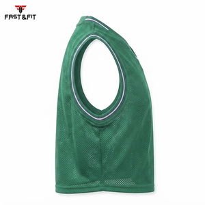 Wholesale Price New Arrivals Custom logo <b>Mesh</b> Polyester <b>Mens</b> Factory Price Breathable Plain Dyed <b>Men</b> Sports <b>Mesh</b> Tank <b>Top</b> - Product Image 6