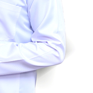 OEM Custom Men Cotton Khaki Lab Coat Long Sleeve Professional Doctor Uniform Hospital Medical Workwear Scrub Overcoat - Product Image 4