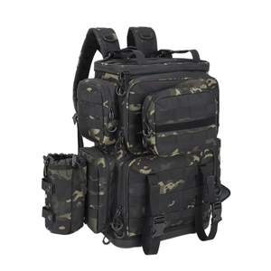 Erni Sports ES-MM-198 Multifunctional Multi-Purpose Waterproof <b>30L</b> Three-Layer Fishing Tackle Backpack Portable Fishing Rod - Product Image 1