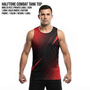 Débardeur de combat MMA personnalisé pour homme, léger, sans manches, sublimation, entraînement athlétique, vêtements de sport performants - Product Image 5