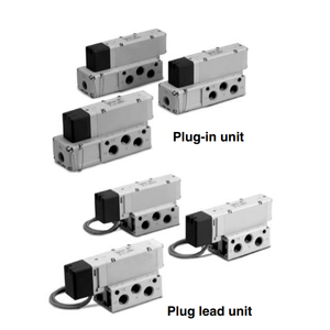 โซลินอยด์วาล์วควบคุม VQ5351-5GE1แบบนิวเมติก SMC - Product Image 3