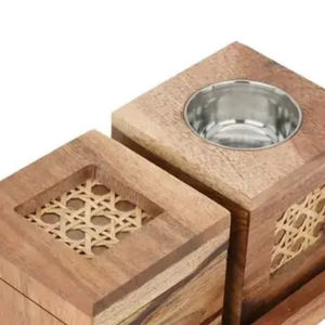 Compre un Juego de Bandejas para Quemar Incienso de Madera Bakhoor Hechas a Mano, Quemador de Incienso Ecológico para Uso Religioso, Personalizado, para Uso Regular, Decoración del Hogar - Product Image 1