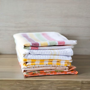 Taille et couleur personnalisées 100% torchons en coton fabriqués en Inde torchon de cuisine de qualité supérieure - Product Image 2