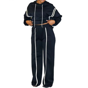 Conjuntos Deportivos de Alta Calidad para Mujer, Ropa Deportiva de Calle 100% Algodón, Ropa Deportiva Personalizada para Mujer - Product Image 2