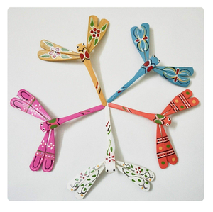 KITS DE ARTESANÍA DE BAMBÚ DRAGONFLY SIN PINTAR-ARTESANÍA TRADICIONAL VIETNAMESA PARA NIÑOS - Product Image 4