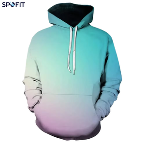 Sudadera con Capucha de Forro Polar Personalizada de Alta Calidad para Hombre, con Logotipo Sublimado, Cuello con Capucha, Teñido Liso con Técnicas de Lavado para Uso Invernal - Product Image 1