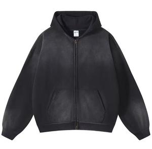 Sudadera con Capucha para Hombre, Corte Regular, Logotipo Frontal, Antiarrugas, con Cierre, Diseño con Bolsillos, Estilo Casual para Otoño - Product Image 3