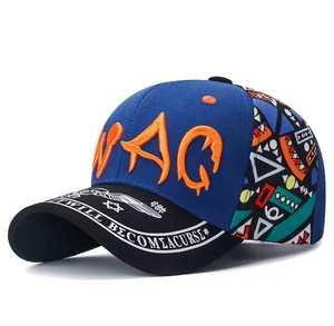 Geometric Pattern <b>Baseball</b> <b>Cap</b> Sublimation Transfer Print Unisex Street Style Casual Polyester Outdoor Spring Summer Wear - Product Image 1
