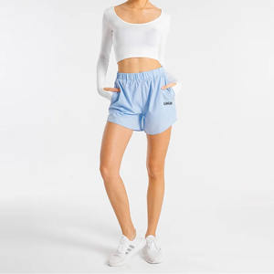 Shorts pour femmes à taille élastique, style finition lisse, forte demande, prix de gros direct usine, quantité OEM, prix compétitif 2026 - Product Image 4