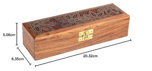Handmade Wooden Jewellery Box for Women Elegant Jewelry Organizer Storage Box for Rings Earrings Necklaces and Accessories - Product Image 2