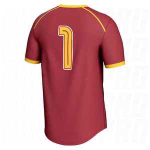 Uniforme de Lacrosse Reversible de Poliéster Duradero, Camisetas de Lacrosse Personalizadas de Manga Corta, Ropa Deportiva Transpirable Unisex - Product Image 2