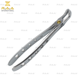 Pinzas de Extracción Dental F7C con Recubrimiento de Diamante para Molares Inferiores, Tipo Cuerno de Vaca, R.A.A. INTERNATIONAL RAA-278, Certificación CE Clase I - Product Image 2