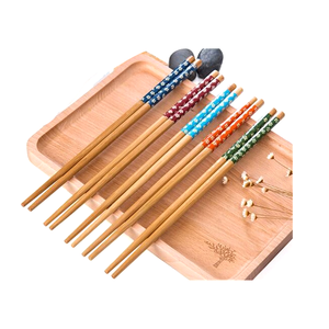 Baguettes personnalisées réutilisables traditionnelles chinoises en bambou pour sushi - Product Image 3