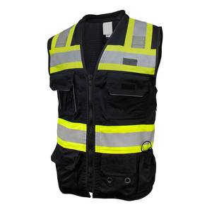 Chaleco de Seguridad Reflectante ANSI Clase 2 para Hombre, Transpirable, con Logotipo Personalizado, Diseño Personalizado, Venta Caliente, Ropa de Trabajo Activa y Cómoda - Product Image 3