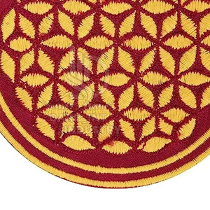 High Quality Professional Custom Logo <b>Sew</b>-<b>on</b> Embroidery <b>Patches</b> Factory Manufacturer Customized Made Hand Embroidery <b>Patches</b> - Product Image 6