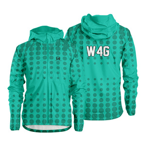 Customized Casual Spring Wear Eco Friendly Front Logo Quick Dry Breathable Nylon Coated Windbreaker Hooded <b>Waterproof</b> Jacket <b>Set</b> - Product Image 6