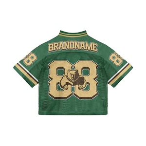Camiseta Deportiva Retro Personalizada, Camiseta Corta, Top Deportivo, Camiseta de Béisbol de Entrenamiento de Gran Tamaño, Camiseta de Fútbol de Malla para Práctica - Product Image 1