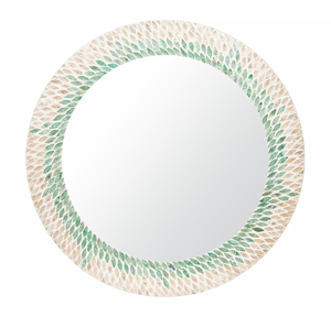 Top New Design Capiz Shell Wall Salon <b>Mirror</b> <b>Small</b> <b>Round</b> <b>Mirror</b> Durable Handwoven Home Decors Luxury - Product Image 1
